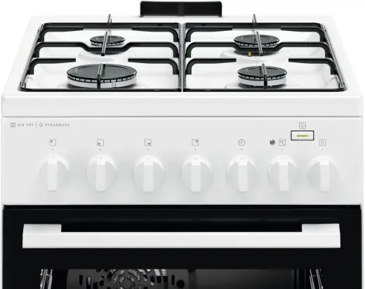 Electrolux gāzes plīts ar elektrisko cepeškrāsni, nerūsoša tērauda, 50cm Photo
