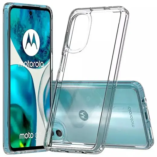 BACK CASE ULTRA SLIM 0,5 mm forMOTOROLA G52 transparent