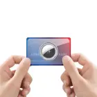 DUX DUCIS card-shaped protective case for AirTag 2 pcs transparent + black Photo