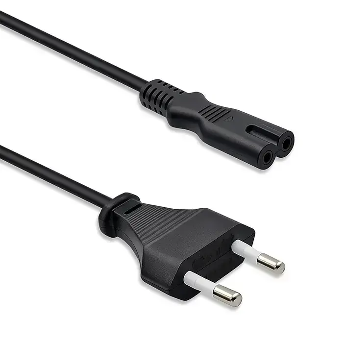 Qoltec Power cable IEC C7 | CEE 7/16 | figure-8| 2x0.75mm² | Pure copper Cu | 3m