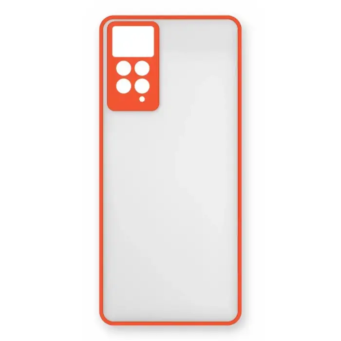 Vennus Color Button Bumper for Xiaomi Redmi Note 11 Pro/Note 11 Pro 5G Red