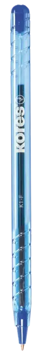 Lodīšu pildspalva KORES SUPER SLIDE K1 F 0.7 mm zila Foto 3