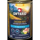 Konservi kucēniem - Ontario Puppy chicken pate with spirulina flavor 400g Foto 2