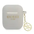 Guess 4G Charms Silicone Case for Airpods 1|2 Grey — Photo 1