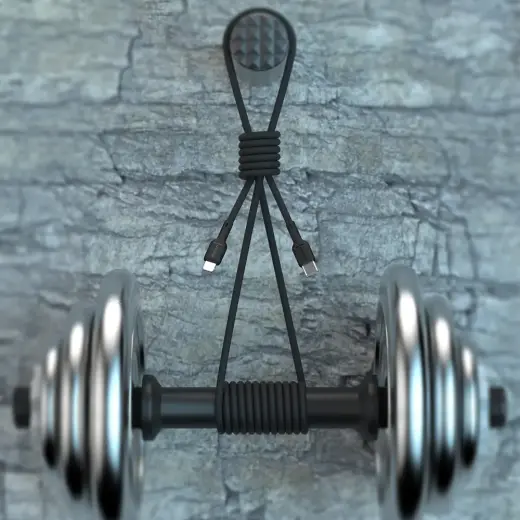 Dudao L9X провод для передачи данных и зарядки | USB-C на Lightning | 30W | 2m | черный Фото num