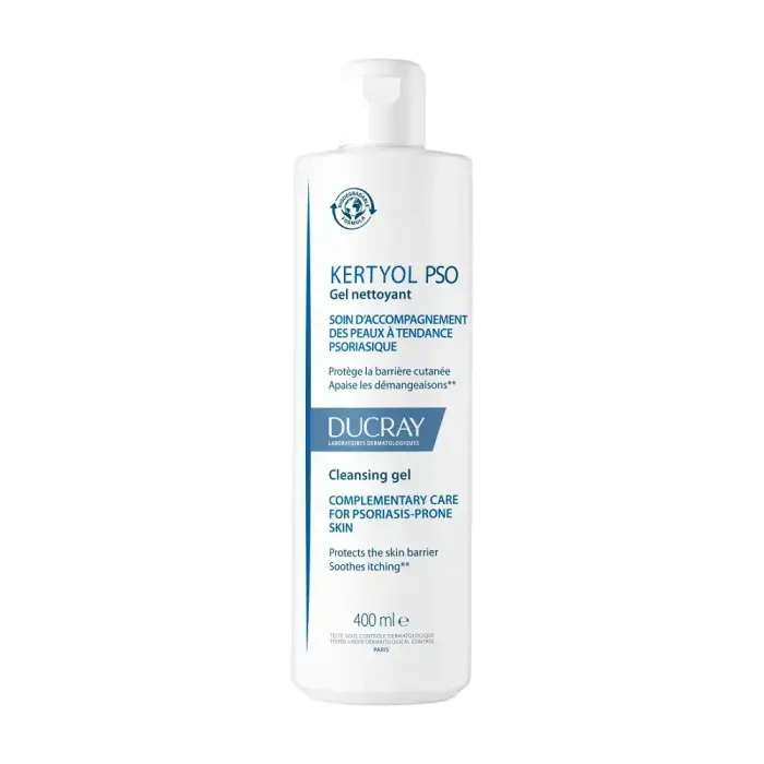 Kertyol PSO Cleansing Gel - Mycí gel na obličej a tělo pro pokožku se sklonem k lupénce
