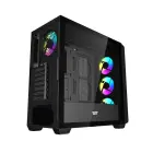 Darkflash DS900WD ATX computer case (black) + 4 fans — Foto 2