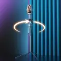 Wozinsky WST-360YS Selfie Stick with Tripod Function with 360Â° AI Auto Face Tracking Gesture Control - Black Фото num