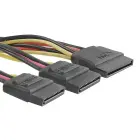 Qoltec SATA cable splitter SATA female | 2xSATA female | 0.2m Photo