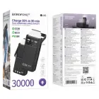 Borofone Power Bank 30000mAh BJ65 High - 2xUSB + Type C - QC 3.0 22,5W + PD 20W with USB, Type C, Lightning and micro USB black (damaged packaging) Foto 10