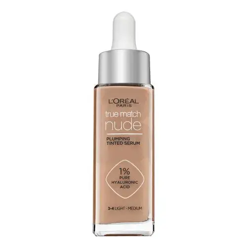 L´Oréal Paris True Match Nude Plumping Tinted Serum для выравнивания тона кожи 3-4 Light Medium 30 мл Фото num