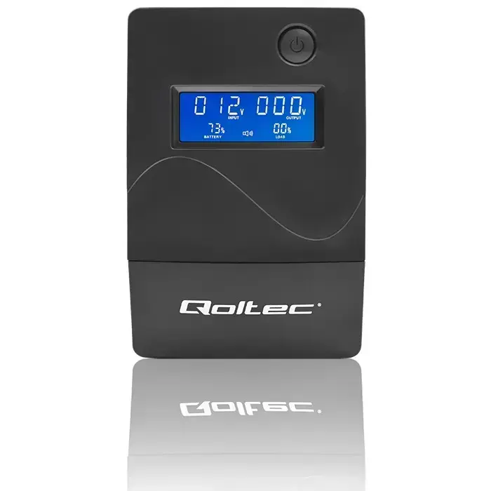 Qoltec Uninterruptible Power Supply UPS Line Interactive | Monolith| 850VA | 480W | LCD | USB | RJ45 Foto 7