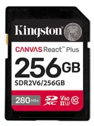 Kingston SDXC 256GB Canvas React Plus