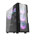 Darkflash DK431 Glass Computer Case + 4 fans (black) — Foto 1