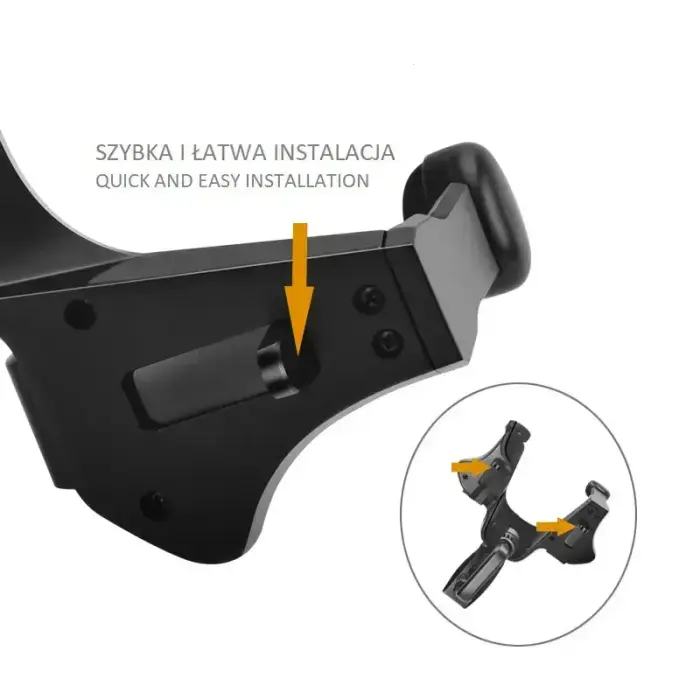 CAR HOLDER TO REARVIEW MIRROR BLACK Photo