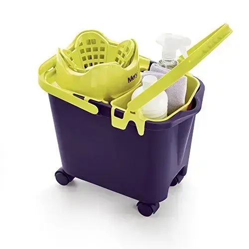 Spainis 14L ar automātisku nospiežamo uz riteņiem Фото num