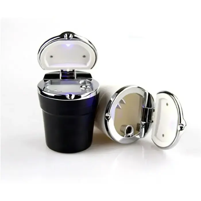 Car ashtray CHROM black Foto 2