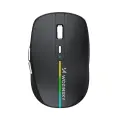 Wozinsky WMGK-1132 Wireless Mouse with RGB Backlight - Black Foto 2