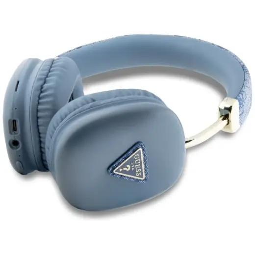 Headphones Guess Bluetooth 4G     Triangle Logo blue Photo