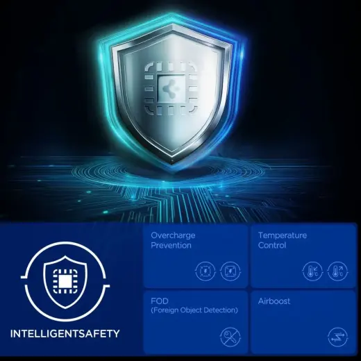 SPIGEN ESSENTIAL EF302MOQ Qi2.2 2IN1 MAGNETIC MAGSAFE WIRELESS CHARGER BLACK Фото num