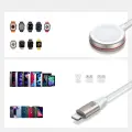 Joyroom 2 in 1 Lightning cable and inductive charger for Apple Watch 1.5m white (S-IW011) Фото num