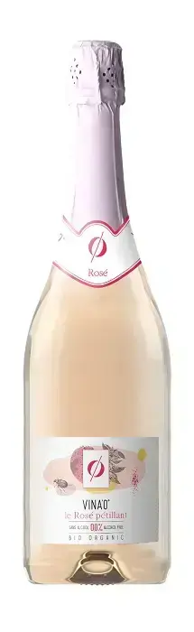 Bezalkoholisks dzirkstošs rozā vīns VINA'0, 0.75l(DEP)