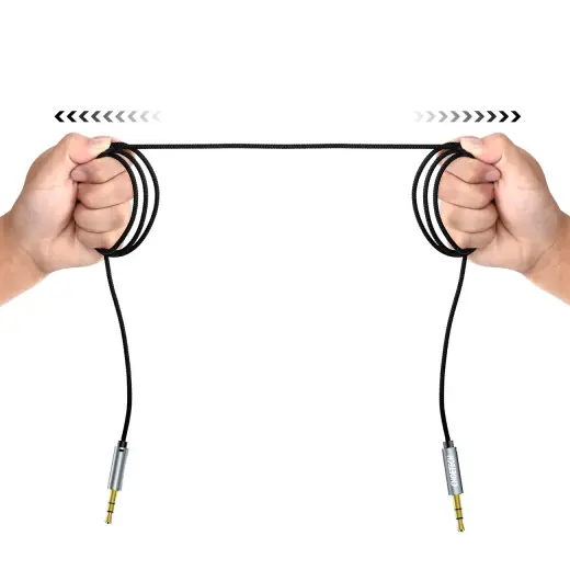 Choetech AUX002 cable mini jack 3.5mm (male) | mini jack 3.5mm (male) 1.2m - black Foto 3