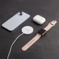 Forever MAWC-400 magnetic wireless charger 15W white 3in1 Photo