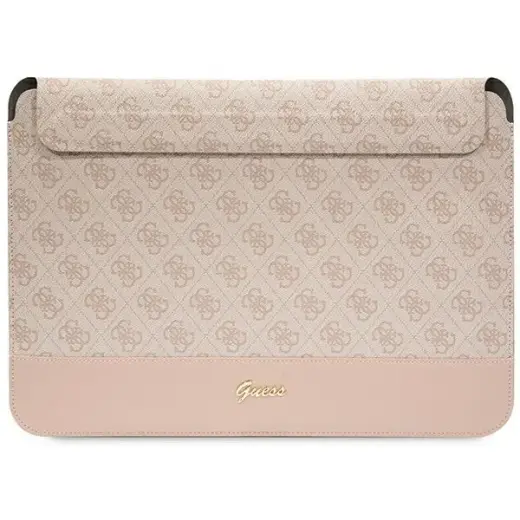 Guess Sleeve GUCS14PS4SGP 14" pink|pink 4G Stripe Metal Logo Фото num