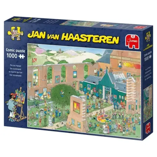Jumbo Jan van Haasteren The Art Market Der Kunstmarkt 1000 Teile Puzzle (20022 ) Foto 2