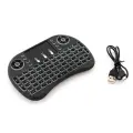 Компактная беспроводная клавиатура Fusion с тачпадом и 3 цветными светодиодами для Android | iOS | TV | ПК Фото num