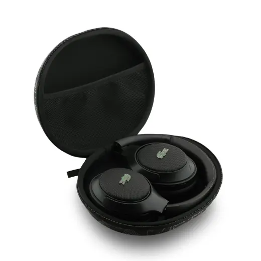 Lacoste Petit Pique ANC|ENC Wireless Headphone Black Foto 4