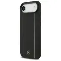 Etui Mercedes Leather Star Pattern        Stripes MagSafe do iPhone Air czarny Foto 2