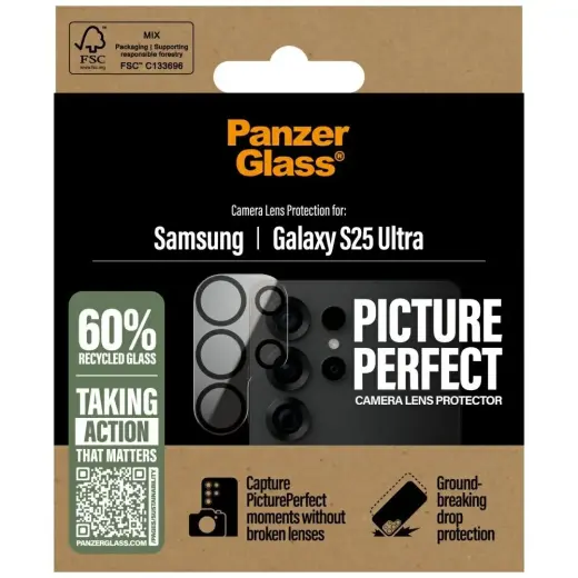 Szkło hartowane na obiektyw PanzerGlass   PicturePerfect Lens Protector do Samsung Galaxy S25 Ultra Foto 4