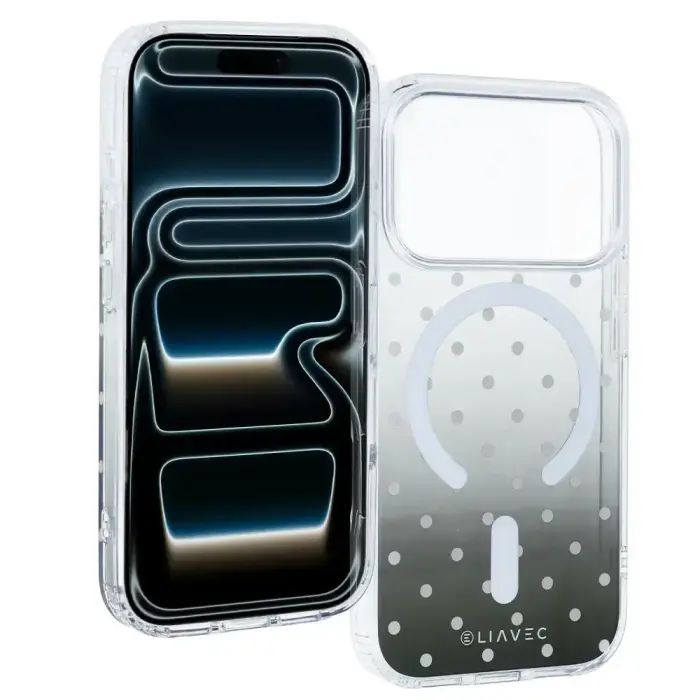 Liavec Bubble phone case for iPhone 18 Pro Max | iPhone 17 Pro Max black