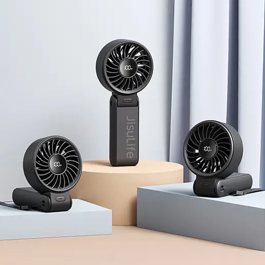 Jisulife Handheld Fan Life7 5000mAh Portable USB Fan - Black Foto 8