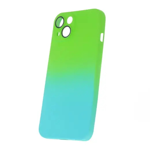 Fusion Neogradient case 3 силиконовый чехол для Samsung A526 | A525 | A528 Galaxy A52 5G | A52 4G | A52s зеленый голубой Фото num