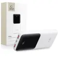 Tech-Protect PB01 внешний аккумулятор (powerbank) | 10000 mAh | 22.5W | USB-A, USB-C | LED дисплей | белый Фото num