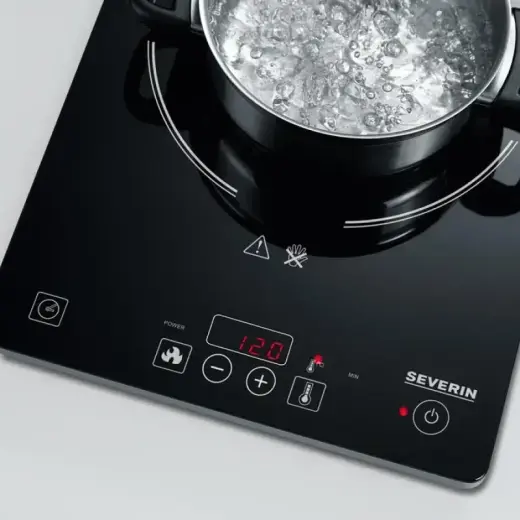 Severin Single Hotplate black Schwarz KP 1071 (KP1071) Foto 3