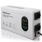 Qoltec Automatic Voltage Stabilizer AVR 2000VA | 1200W | Compact | Toroidal transformer — Фото 7