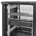 Qoltec Solid steel blanking panel for 19" RACK cabinets | 1U Foto 2