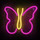 Neon LED Light BUTTERFLY pink NNE03 Neolia Foto 4
