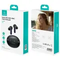 Earphones  Bluetooth USAMS Echo E02 TWS   ANC+ENC wireless black Фото num