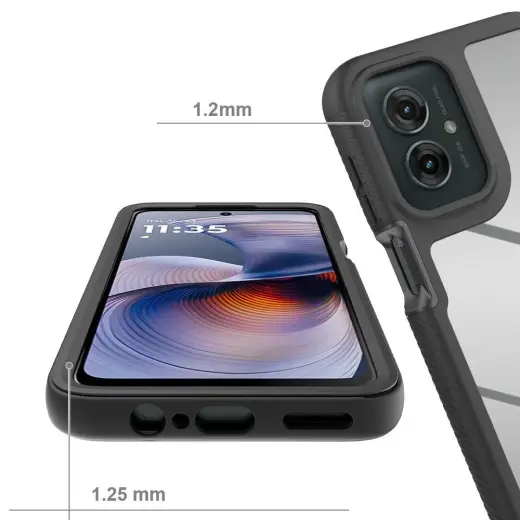 TECH-PROTECT DEFENSE MOTOROLA MOTO G15 | G15 POWER | G05 | E15 BLACK Фото num