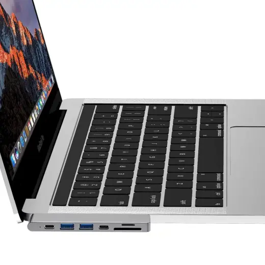 Choetech multifunctional docking station HUB for Apple MacBook Pro USB Typ C 7in2 100W Thunderbolt 3 gray (HUB-M14) Фото num