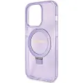 Guess Ring Stand Script Glitter MagSafe case for iPhone 15 Pro - purple — Foto 6