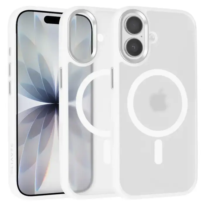 Liavec Cloudy maciņš telefonam iPhone 17 balts