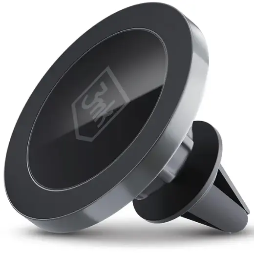 3MK MagHolder uchwyt magnetyczny do kratki wentylacyjnej czarny|black MagSafe Photo