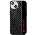 Audi Carbon Fiber Stripe iPhone 14 | 15 | 13 6.1" czarny|black hardcase AUS-TPUPCIP14-R8|D1-BK Photo
