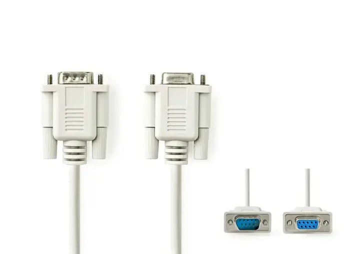Cable SUB-D DB9 male - DB9 female 2m